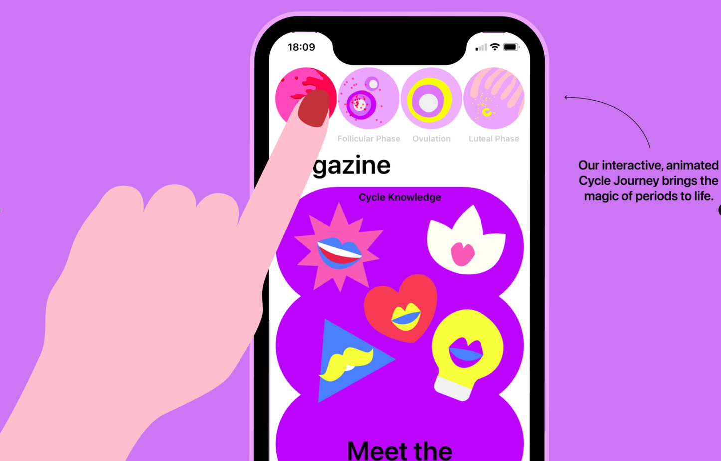 Teena app bevat wijsheid over je menstruatiecyclus