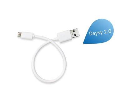 Cyclus Tracker Daysy opladen met het meegeleverde kabeltje. Ben je de kabel kwijt? Bestel hier een nieuwe.