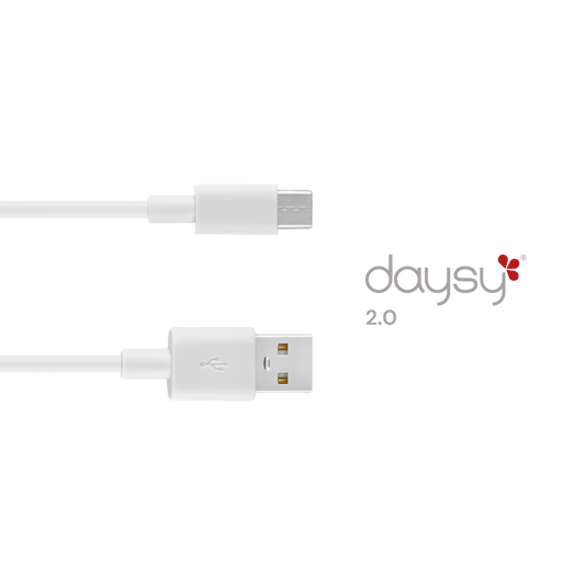 Cyclus Tracker Daysy opladen met het meegeleverde kabeltje. Ben je de kabel kwijt? Bestel hier een nieuwe.